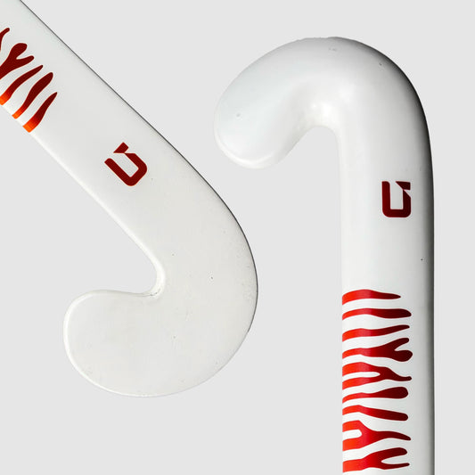 GRINT TIGRISE field hockey stick in white hot coral