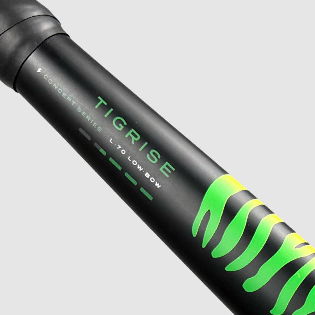 GRINT TIGRISE field hockey stick in black lizard green