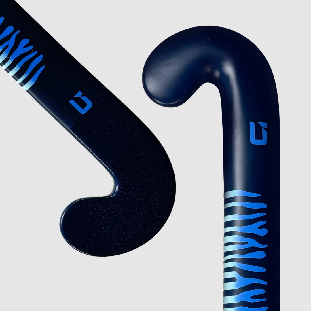 GRINT TIGRISE field hockey stick in deep blue navy with silver twill