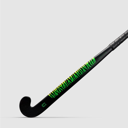 GRINT TIGRISE field hockey stick in black lizard green