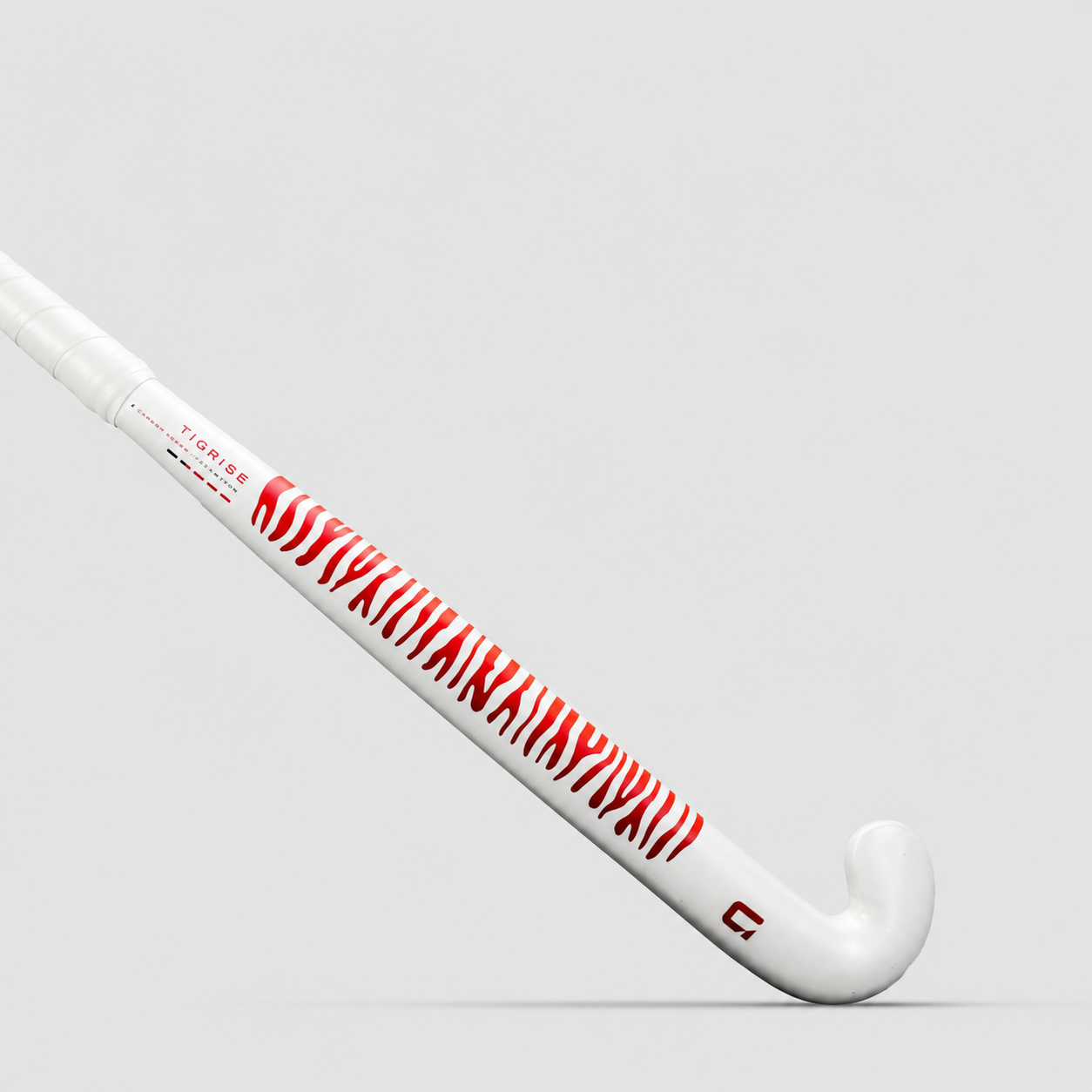 GRINT TIGRISE field hockey stick in white hot coral