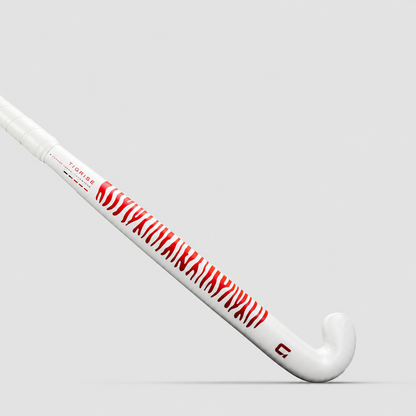 GRINT TIGRISE field hockey stick in white hot coral