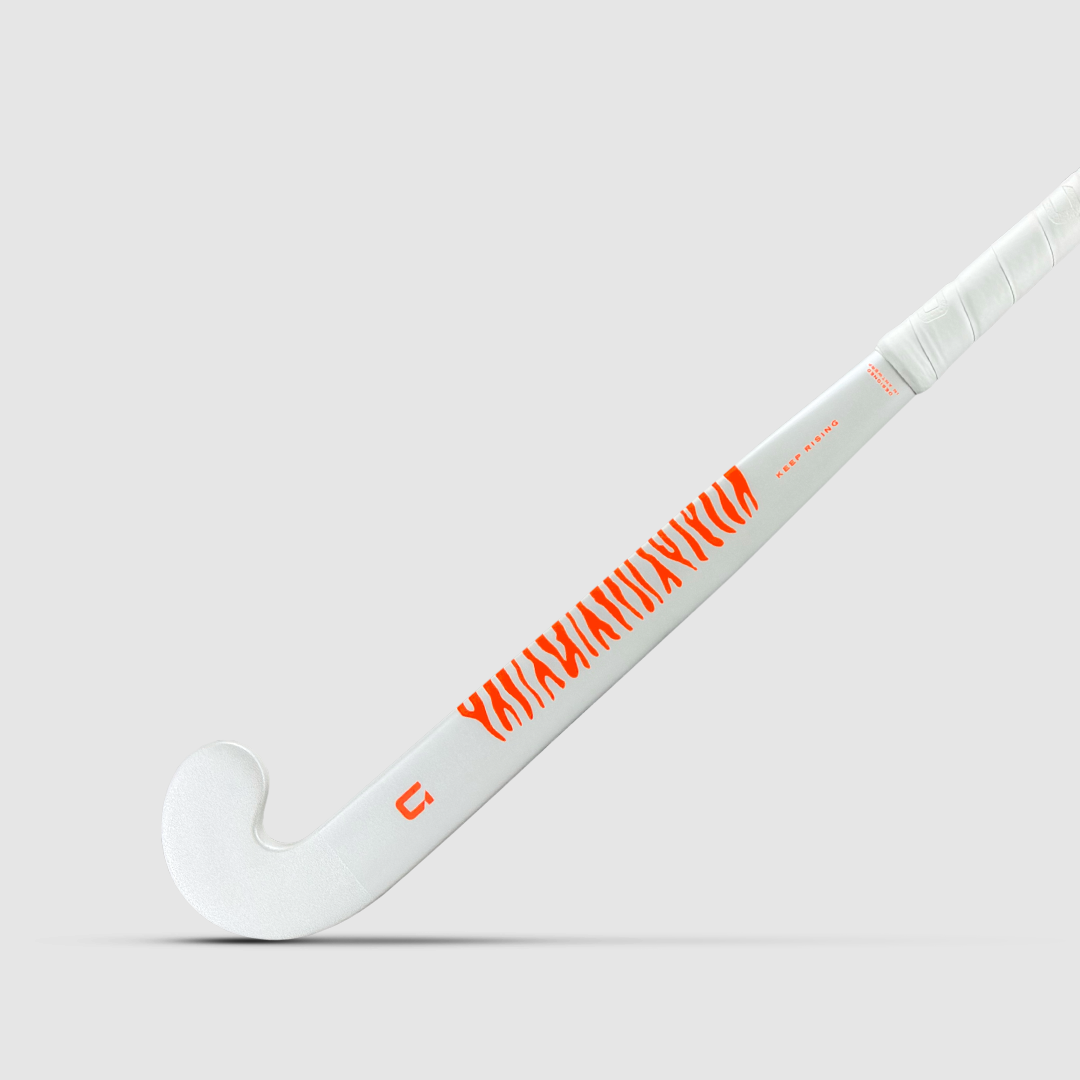 GRINT TIGRISE CUB junior field hockey stick in bright orange